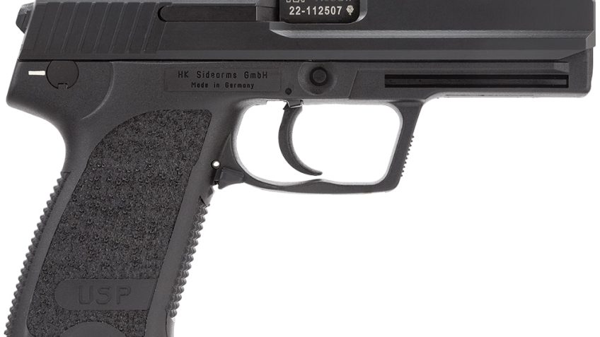 H&K USP V7LEM 40 S&W 4.25in Black Pistol – 10+1 Rounds