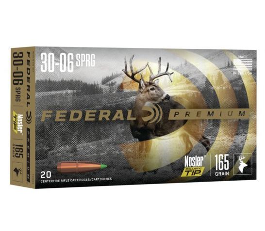 Federal Nosler Ballistic Tip .30-06 Springfield 20 Rounds Ammunition – P3006Q