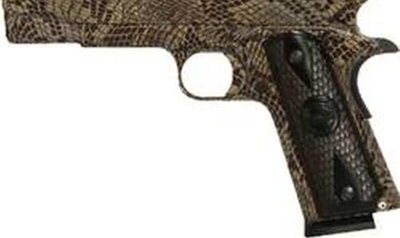 Iver Johnson Arms 1911 A1 Government .45 ACP Pistol, Copperhead Snakeskin Hydrographic – 1911A1 COPPERHEAD