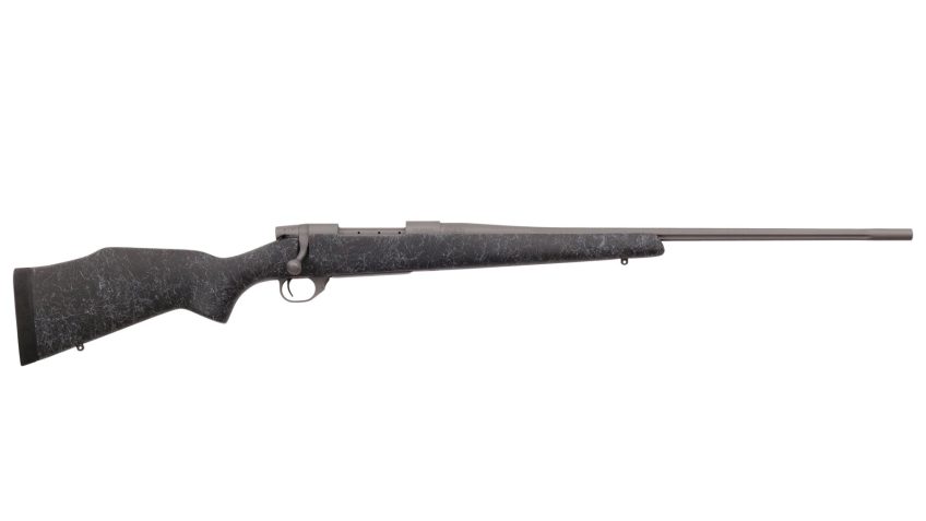 Weatherby Vanguard Backcountry .300 Mag Bolt Action Rifle, Matte Black/Spiderweb Accents – VBK300WR6O