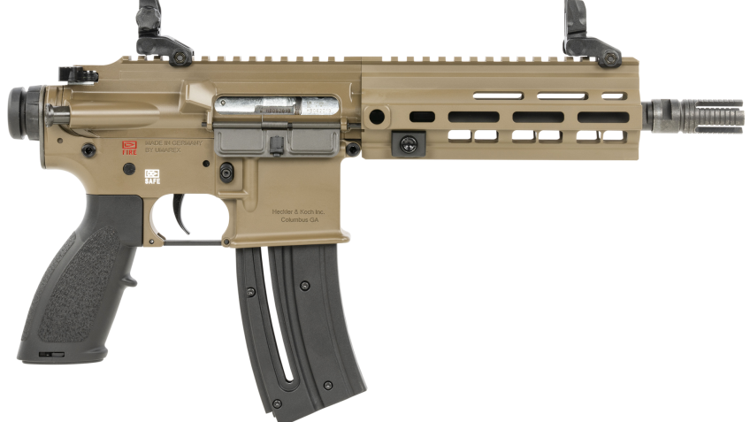 Heckler and Koch HK416 Pistol Flat Dark Earth .22 LR 8.5" Barrel 10-Rounds