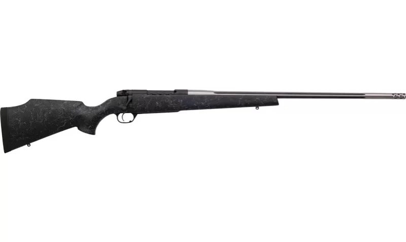 Weatherby Mark V Accumark Graphite Black Cerakote Blot Action Rifle – 340 Weatherby Magnum – 28in