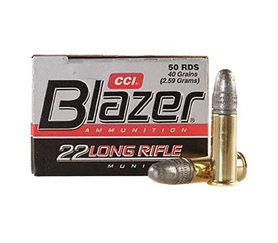 CCI Blazer .22 Long Rifle 40gr LRN Ammunition 50rds – 0021