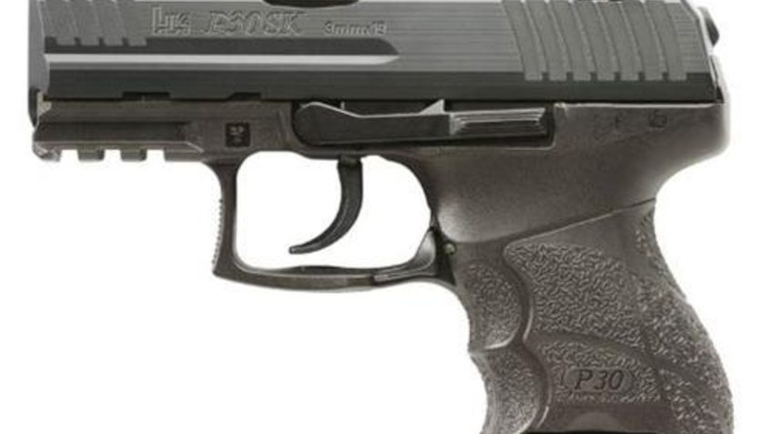 HK P30 Subcompact V1-DAO 9mm, 3.27" Barrel, Adjustable Grip, Night Sights, 3x10rd Mags