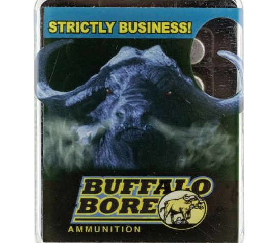 Buffalo Bore Anti-Personnel Standard Pressure 45 LC 225 grain Hard Cast Wadcutter Low Flash Pistol and Handgun Ammo, 20/Box – 3I/20