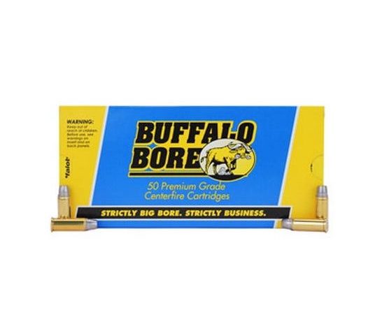 Buffalo Bore Heavy Outdoorsman 44 Spl 255 grain Hard Cast Keith Semi-Wadcutter – Gas Checked Handgun Ammo, 20/Box – 14B20