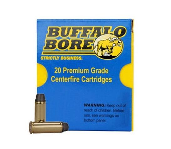 Buffalo Bore 454 Casull 360 grain LBT – Lead Wide Nose Pistol and Handgun Ammo, 20/Box – 7C/20