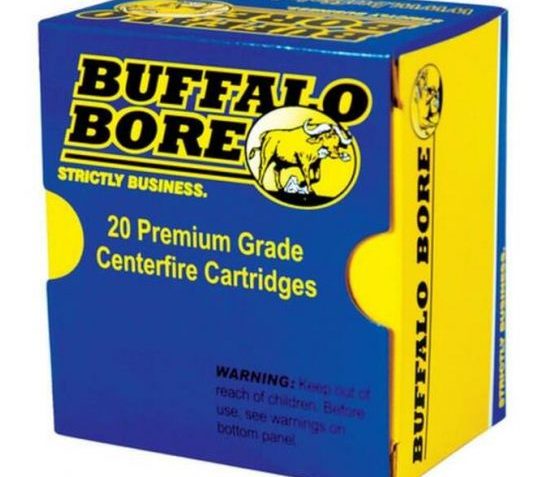 Buffalo Bore 357 Mag 125 grain Jacketed Hollow Point Low Flash Short Barrel Low Recoil Pistol and Handgun Ammo, 20/Box – 19G/20