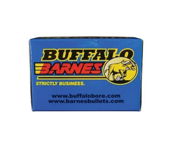 Buffalo Bore Standard Pressure 38 Special 110 grain Barnes TAC-XP Lead-Free Short Barrel Low Flash Handgun Ammo, 20/Box – 20G/20