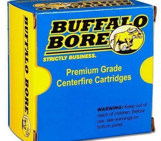 Buffalo Bore 460 S&W Mag 360 grain LBT – Lead Flat Nose Pistol and Handgun Ammo, 20/Box – 26B/20