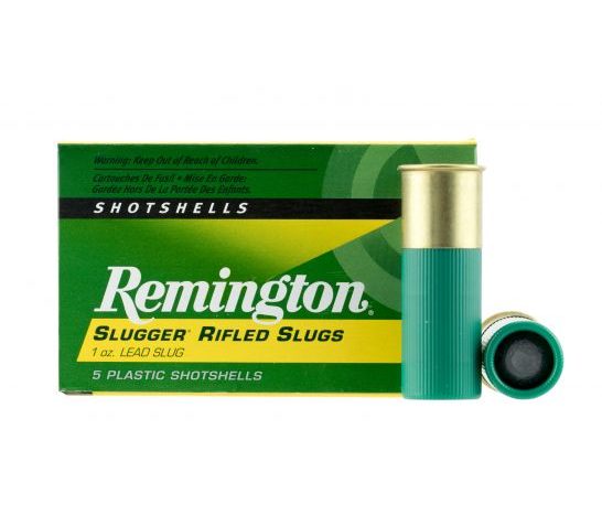 Remington Slugger 12ga 3" 1 oz. Rifled Slug, 5 Shells – S12MRS