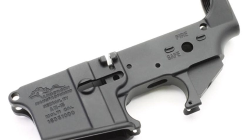 Anderson Manufacturing AR-15 Open Stripped Black Lower Rifle Receiver