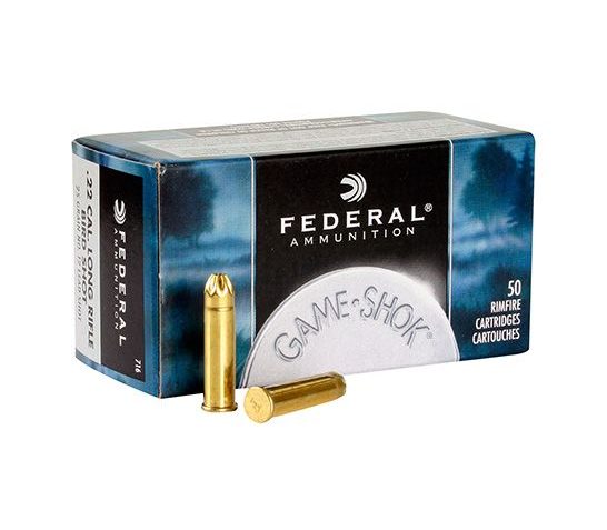 Federal 22 Long Rifle #12 Lead Bird Shot Game-Shok Ammunition 50rds – 716