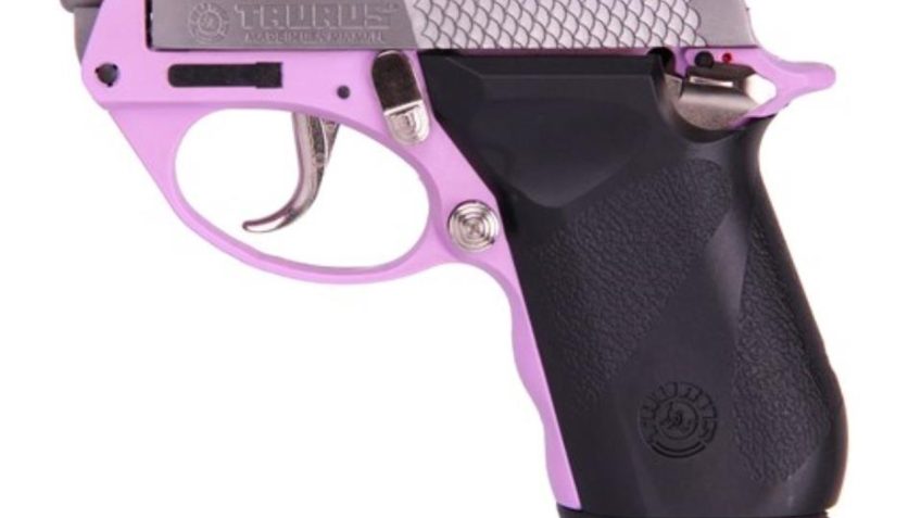 Taurus PT-22 22lr 2.75" Tip Up Barrel Lavender Polymer Frame SS 8rd Mag