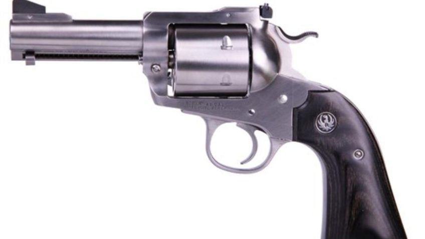 Ruger Blackhawk Bisley Convertible 45 ACP & 45 Colt 3.75" SS Barrel 2 Cylinders -Unfluted