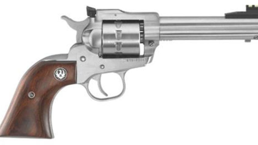 Ruger Single-Ten .22LR, 4.6", SS, Adjustable Sights, Gunfighter Grips