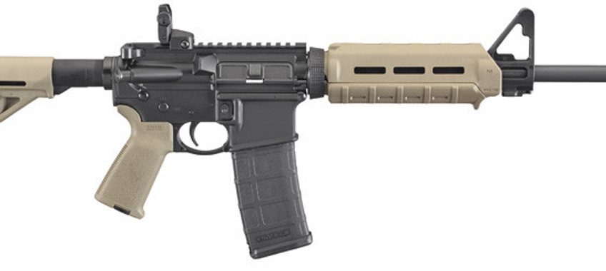 Ruger AR-556 Carbine AR-15, 16” Barrel, Flat Dark Earth, With Magpul Accessories, 30Rd