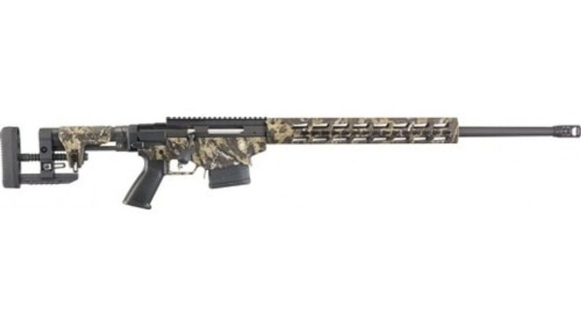 Ruger Precision 308 20" Barrel KeyMod Rail, Desolve Bare Reduced Camo Finish, 10rd Magazine