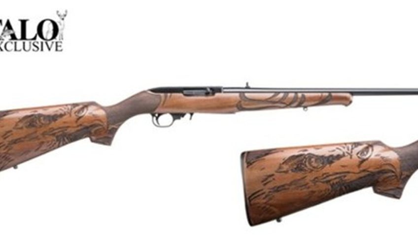 Ruger 10/22 Eagle, 22LR, 18.5", Laminated Engraved Eagle Stock, Blued, Talo Exclusive