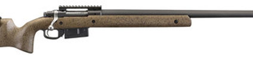 Ruger Hawkeye Long Range Target 6.5 PRC, 26" Barrel, Brown/Black Laminate, Adjustable Stock, 3rd