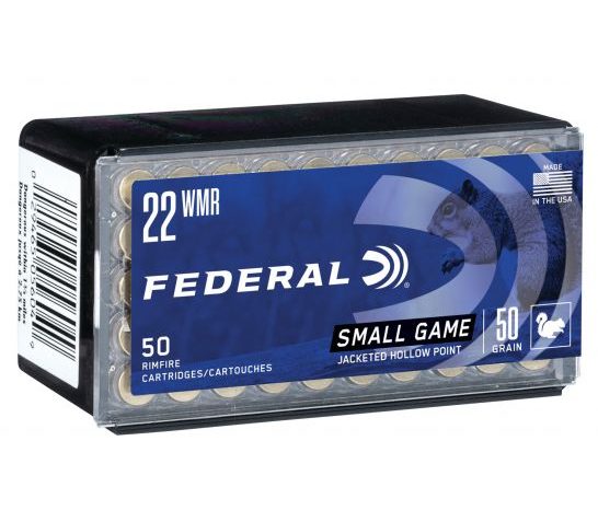 Federal 22 WMR 50gr JHP Game-Shok Ammunition 50rds – 757