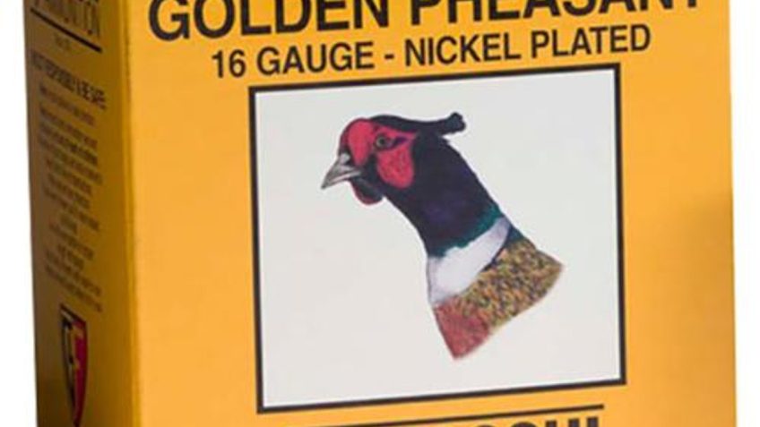 Fiocchi Golden Pheasant Nickel 16 Ga, 2.75", 1-1/8oz, 5 Shot, 25rd/Box