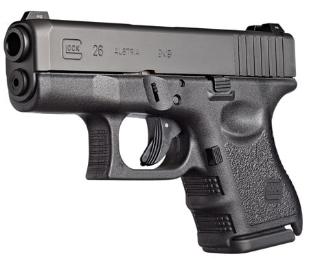 Glock G26 Gen3 3.4" 10rd 9mm Pistol, Black – UI2650201