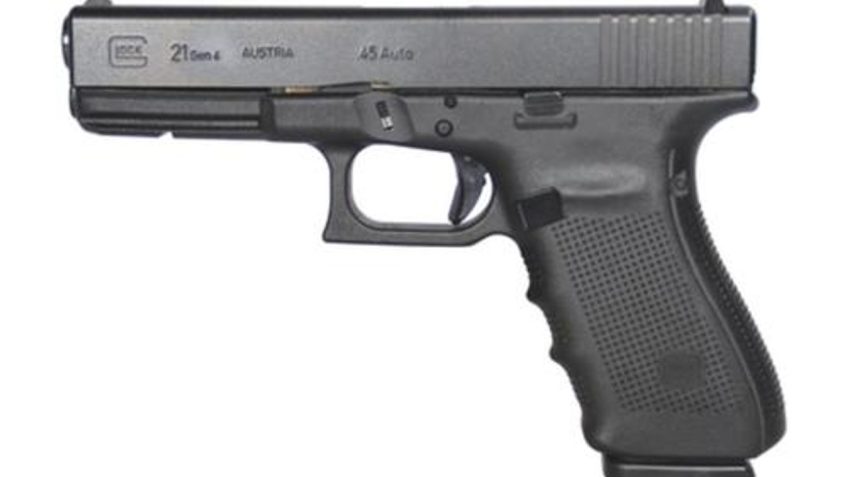 Glock G21 Gen4 .45 Auto 4.6 Inch Barrel Black Fixed Sights 10 Round Mag