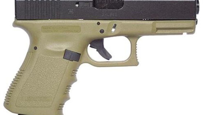 Glock 19 9mm, Fixed Sights, Olive Drab, 15rd Mags