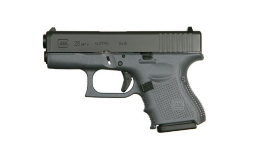 Glock G26 G4 9mm 3.4" Barrel Full Gray Cerakote Finish 10rd Mag