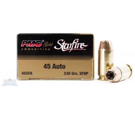 PMC Starfire .45 Auto/ACP 230gr SFHP Ammunition, 20 Round Box u2012 45SFA