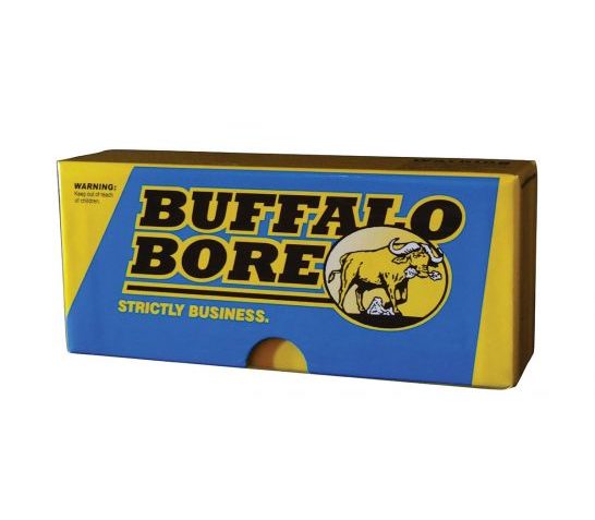 Buffalo Bore Heavy 30-30 Win 190 grain Jacketed Flat Nose Rifle Ammo, 20/Box – 28A/20