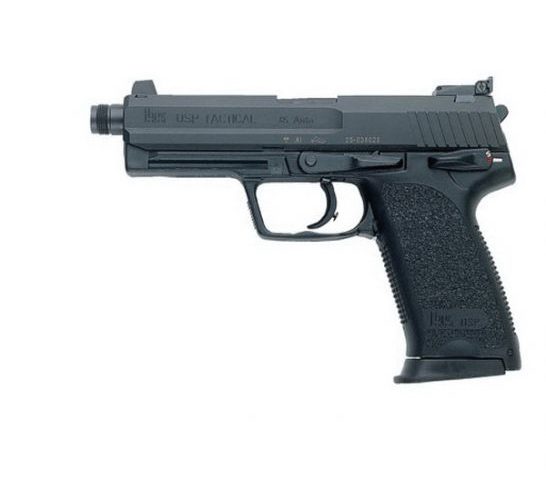 Heckler & Koch USP45 Tactical (V1) .45 ACP Pistol, Blk – 704501TLEA5