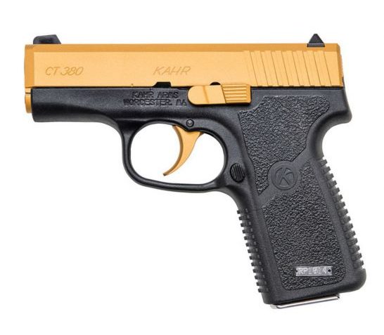 Kahr Valve Series CT380 Gold .380 ACP Pistol, Blk – CT3833CG