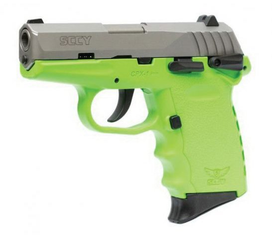 SCCY CPX-1 9mm Pistol, Lime Green – CPX1TTLG