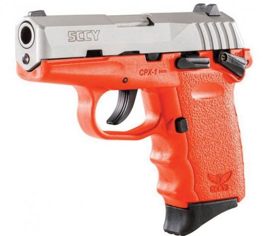 SCCY CPX-1 9mm Pistol, Orange – CPX1TTOR