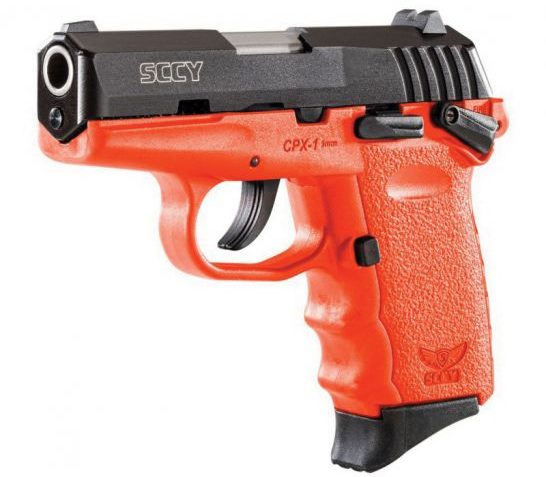 SCCY CPX-1 9mm Pistol, Orange – CPX1CBOR