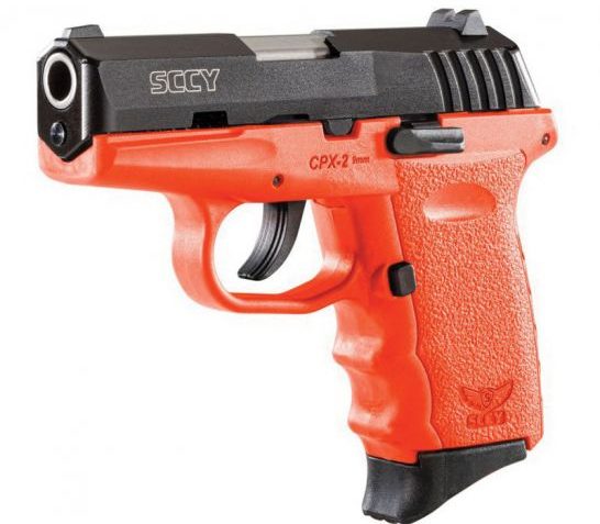 SCCY CPX-2 9mm Pistol, Orange – CPX2CBOR