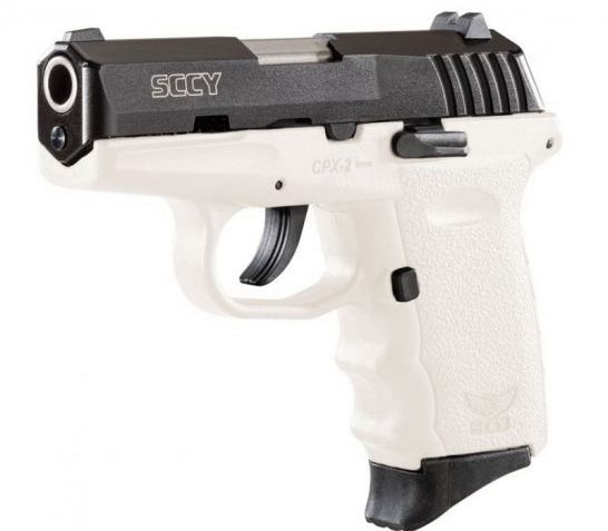 SCCY CPX-2 9mm Pistol, White – CPX2CBWT