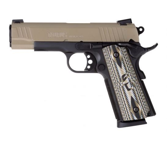 Taurus 1911 Commander Full .45 ACP Pistol, Blk – 1-191101COMS-VZ