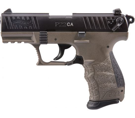 Walther P22 CA 5" .22lr Pistol, FDE – 5120363