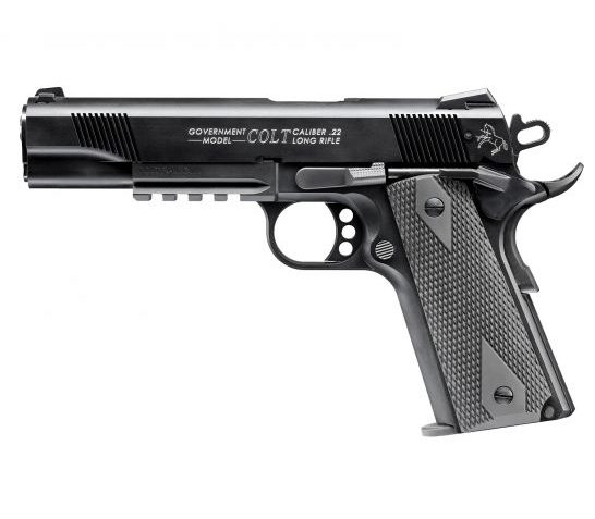 Walther Colt Government 1911 Rail Gun .22lr Pistol, Blk – 5170308