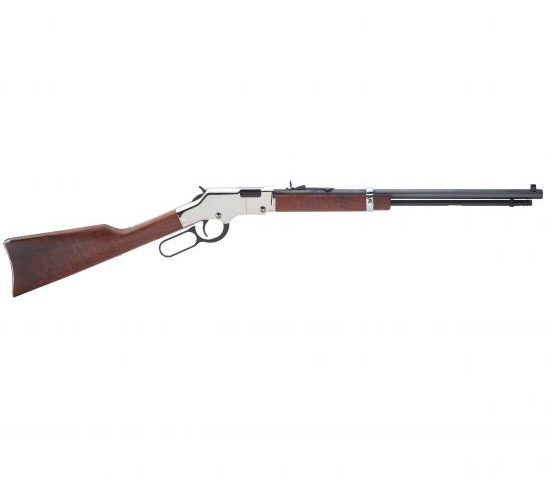 Henry Golden Boy Silver .17 HMR Lever Action Rifle, Brown – H004SV