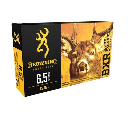 Browning 6.5 Creedmoor 129gr BXR 20rds – B192100651