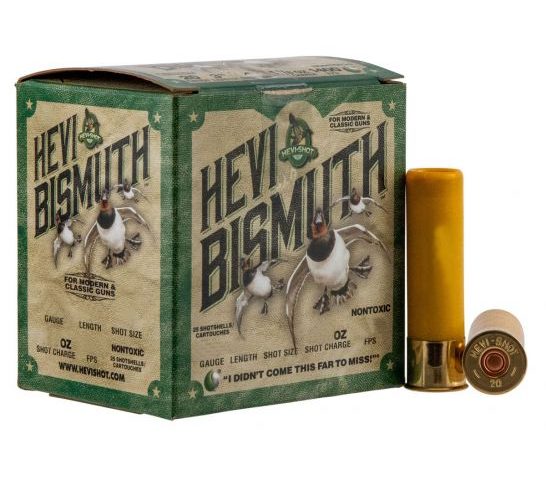 Hevi-Shot Hevi-Bismuth Waterfowl 3.5" 12 Gauge Ammo 1, 25/box – 14501