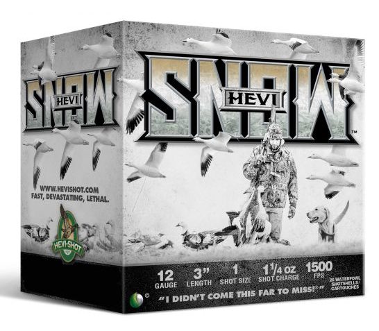 Hevi-Shot Hevi-Snow 3" 12 Gauge Ammo 1, 25/box – 20001