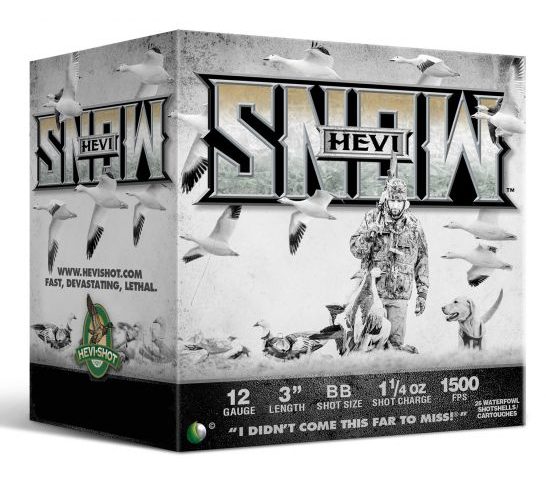 Hevi-Shot Hevi-Snow 3" 12 Gauge Ammo BB, 25/box – 20088