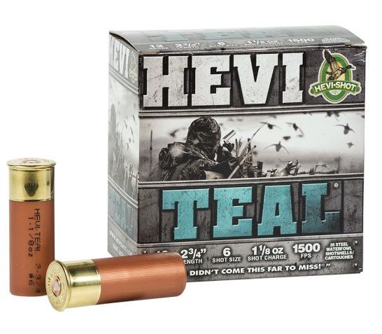 Hevi-Shot Hevi-Steel 2.75" 12 Gauge Ammo 6, 250 Rounds – 61226