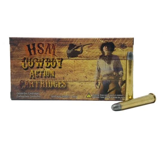 HSM Ammunition Cowboy Action 170 gr Hard Lead Round Nose Flat Point .32-40 Win Ammo, 20/box – HSM-32-40-2-N