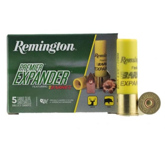 Remington Premier Expander 2.75" 20 Gauge Ammo, 5/box – PRX20